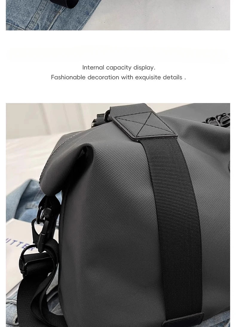 Travel bag Women's short-distance lightweight large-capacity duffel bag Men's business travel handbag Sports fitness backpack