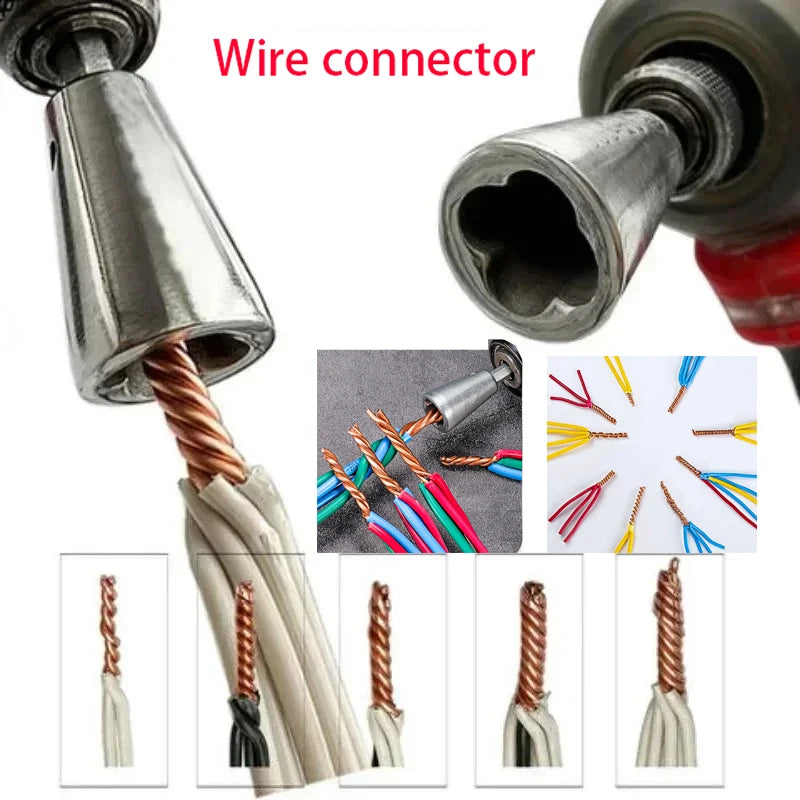 Wire Twisting Tools Quickly Twister Electrician Artifact for Power Drill Drivers Twisted Connector Cable Device Multi-tool /*-;'