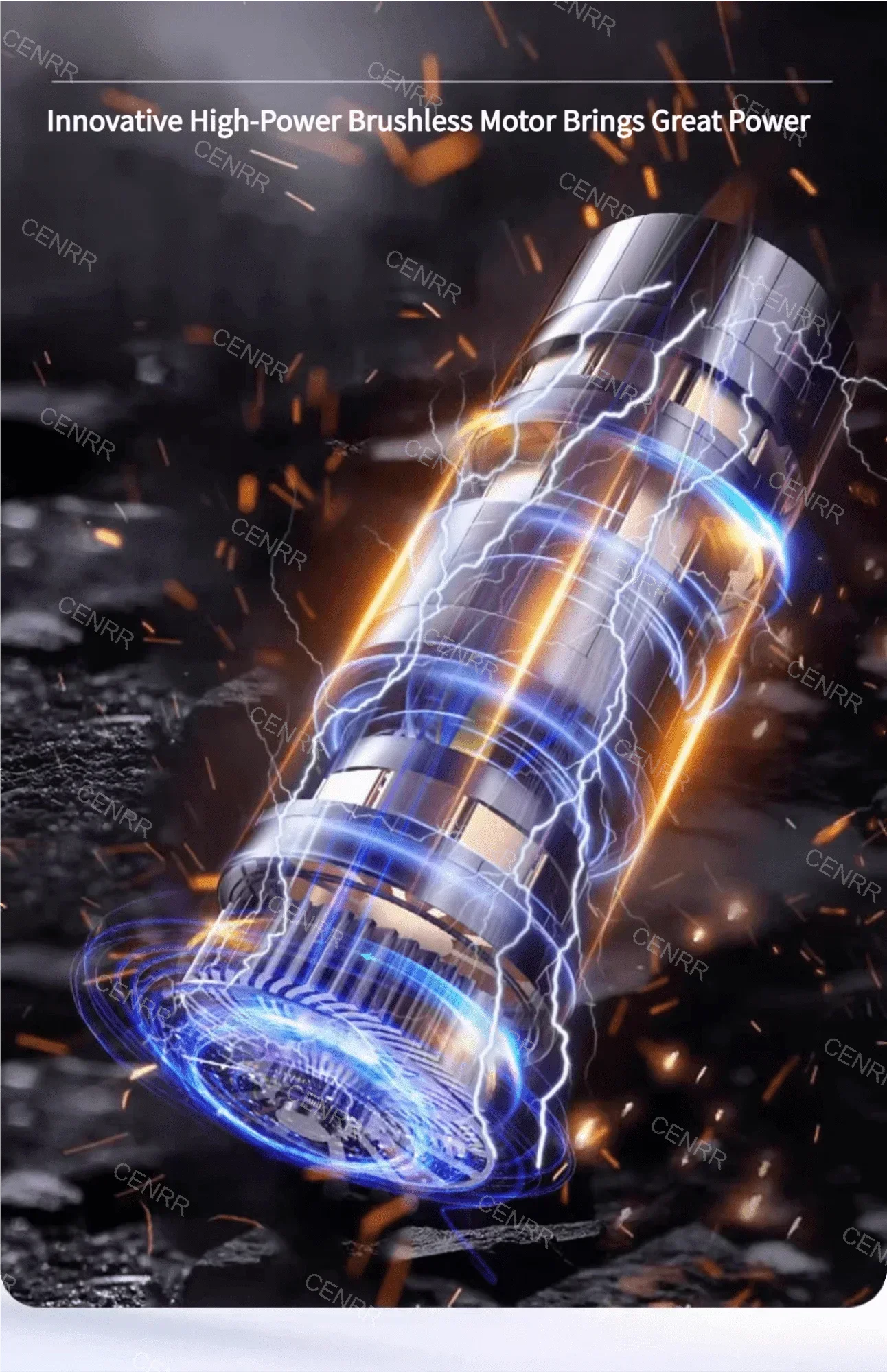 CENRR 210000PA Car Vacuum Cleaner High Suction Wireless Vacuum Cleaner Cordless Vacuum Cleaner for Car Cleaning Machine