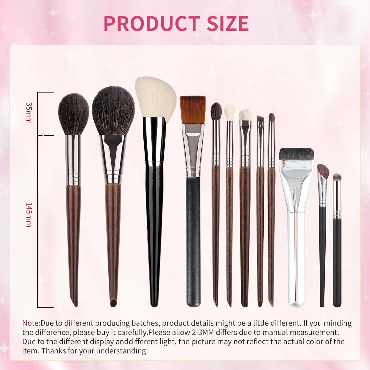 OVW 12pcs Makeup Brushes Set Concealers Blush Eye Shadows Brush Cosmetics Tool