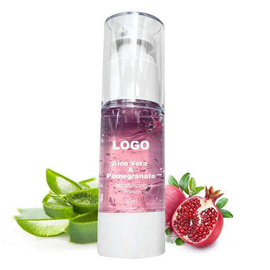 30ml Private Label Primer Custom Logo Oil-controlling Pomegranate Nourishing Bulk Makeup Face Base Waterproof Beauty Vegan