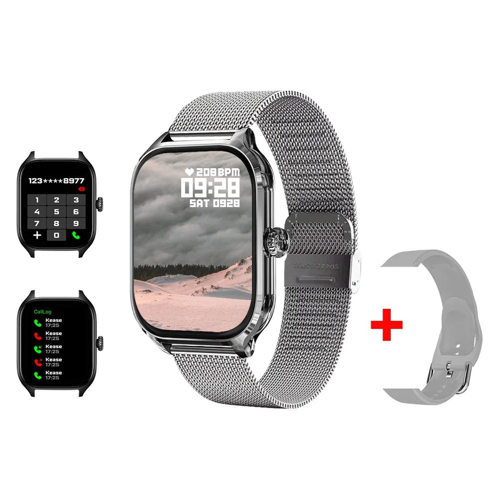LAXASFIT New H9 Promax Smart Watch Dial to Answer Calls Calorie Tracking Heart Rate Oximetry Monitoring Bluetooth Smartwatch