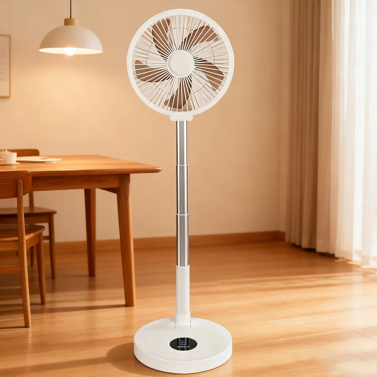 10 Inch Remote Control Folding Desktop Vertical Electric Fan Silent and Timed Rotating Left and Right Outdoor Home Electric Fan