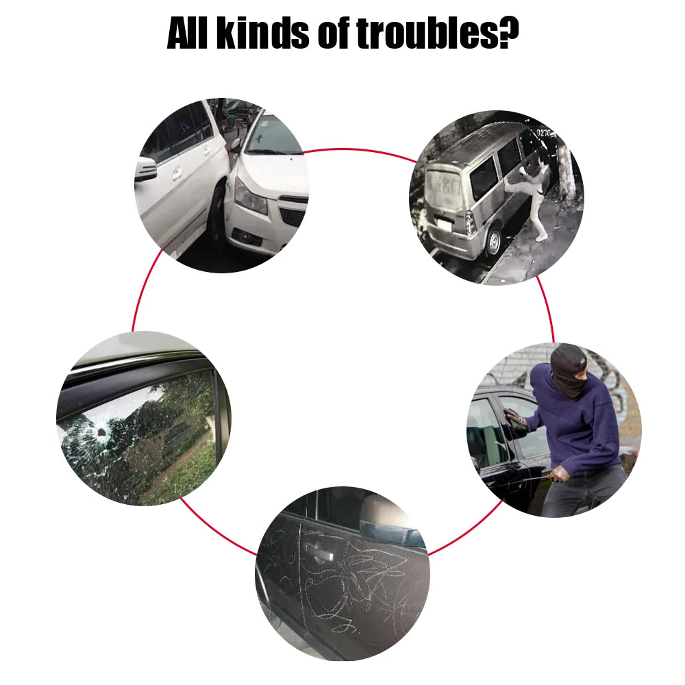 12V M8115 Car Alarm System Vehicle Burglar Security Protection Remote Control Smart Controller Dirt Bike Motorcycle Electronics