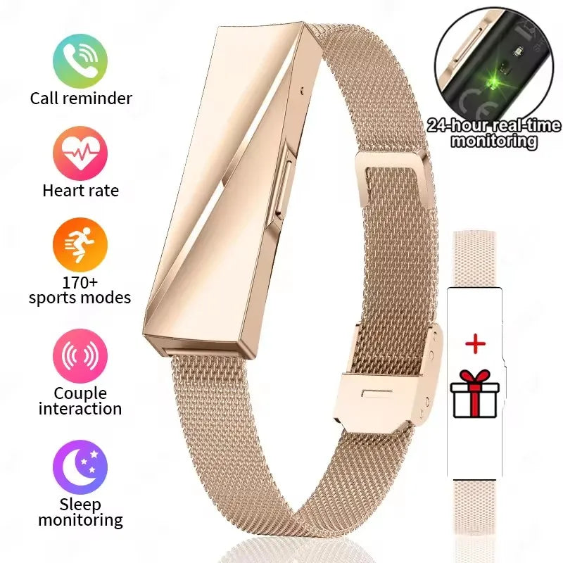 Women Smart Bracelet with Heart Rate Monitor Activity Fitness Tracker Sports Wristband Waterproof Smart Watch Men Smartband