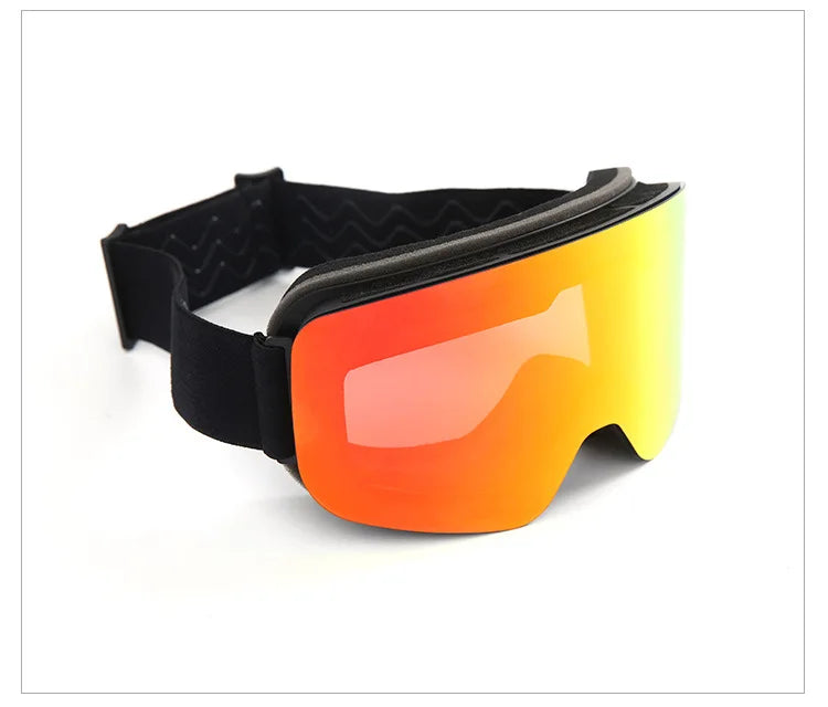 Adult Ski Snowboard Goggles Unisex Double Anti-Fog UV400 Cylindrical Lens Skiing Eyewear Mask Snow Protection over Glasses