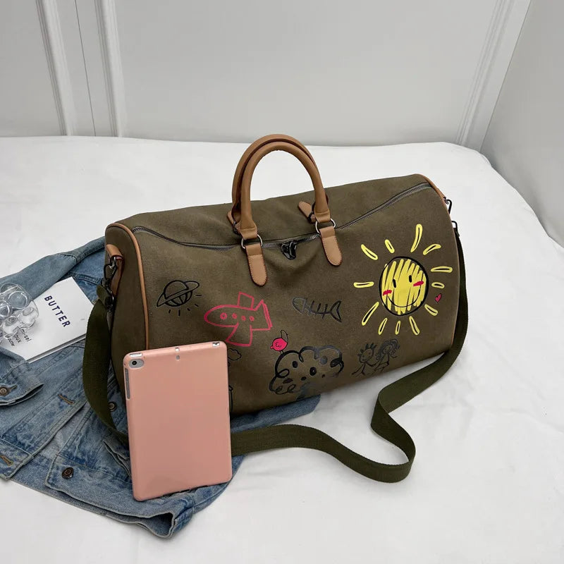 Large Capacity Travel Bag Fitness Handbag Crossbody Bag for Women Duffle Bag Carry on Luggage Bolso Marca Lujo Сумка Женская Sac
