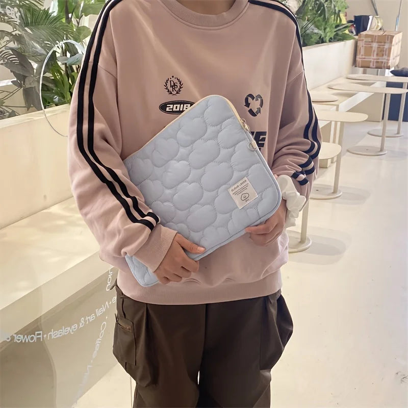 Cute Laptop Sleeves 13.3 14 15 15.6 Inch For Macbook Tablet Sleeve Bag For IPad Pro9.7 10.2 11 Air3 4 10.5 10.9 XiaoMi Samsung