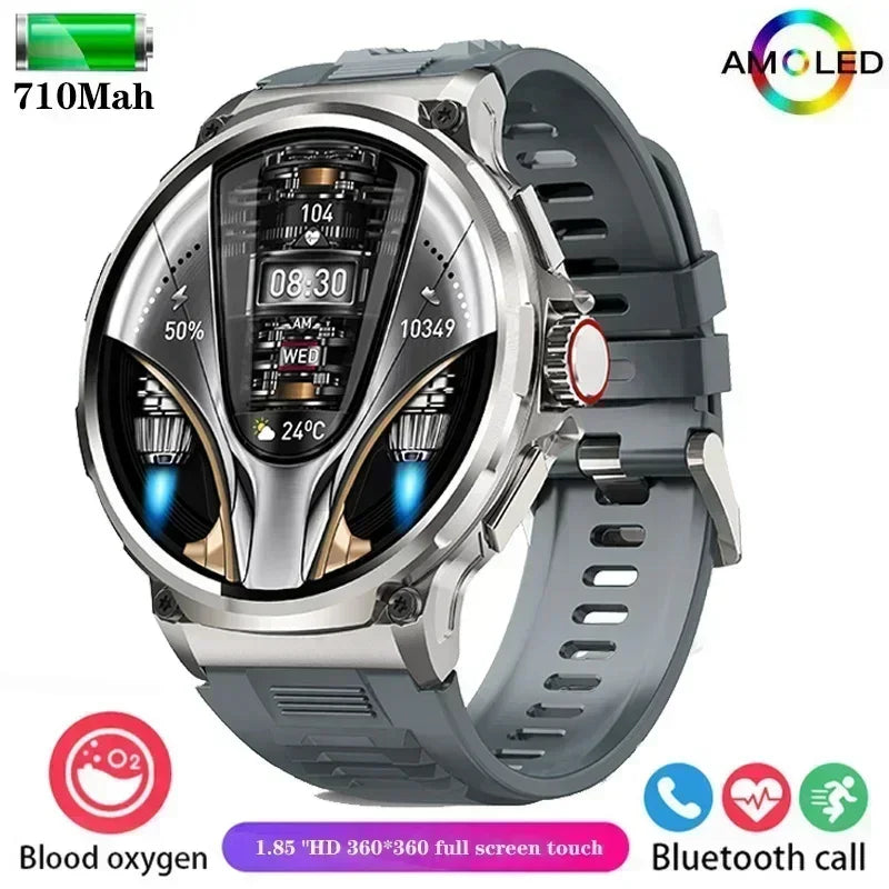 Xiaomi 2025 NEW 1.85-inch ultra HD smartwatch, GPS track HD Bluetooth call; 710 mah large battery 400+ dial, suitable for Huawei