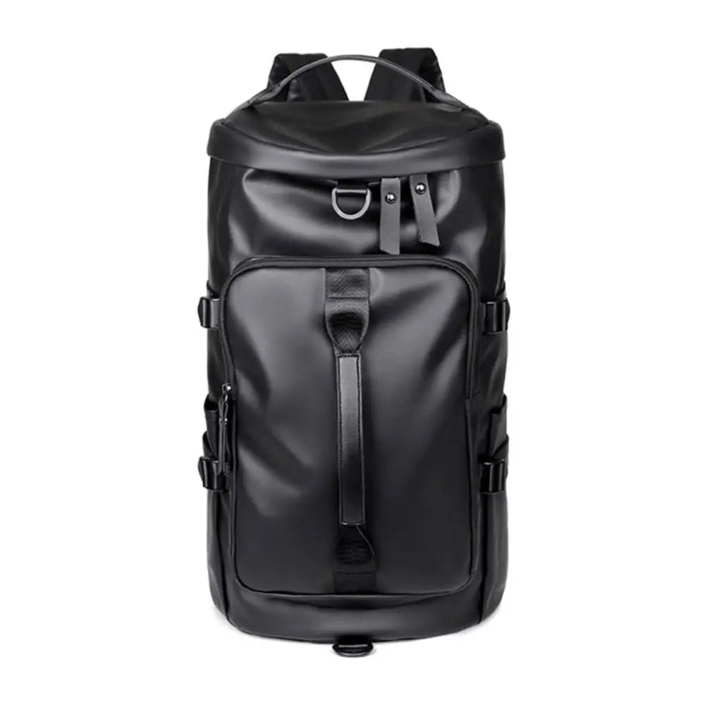 Large Capacity Sports Gym Bag Waterproof Multipurpose PU Leather Backpack Storage Pack Dry Wet Separation Travel Shoulder Bag