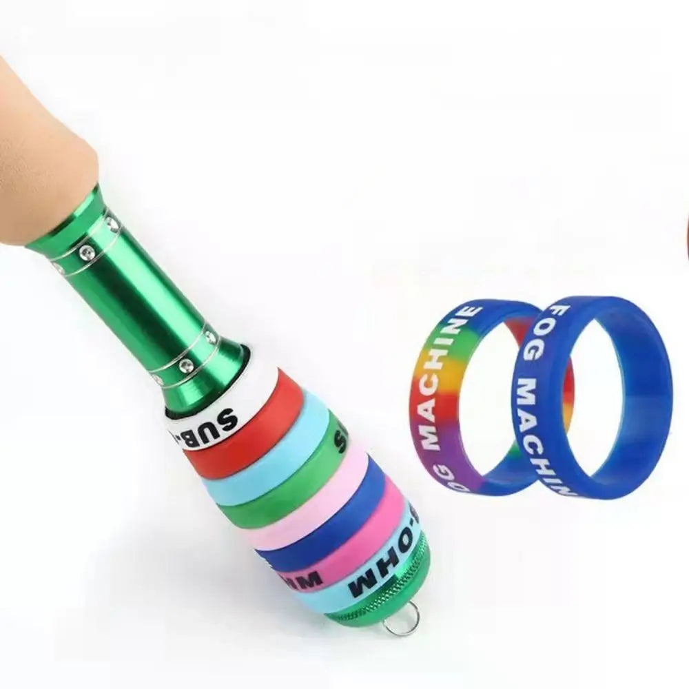 10pcs Fishing Rod Anti-skid Silicone Cover Fishing Rod Grip Protective Covers Elastic Handle Non-slip Ring Covers Fishing Tools