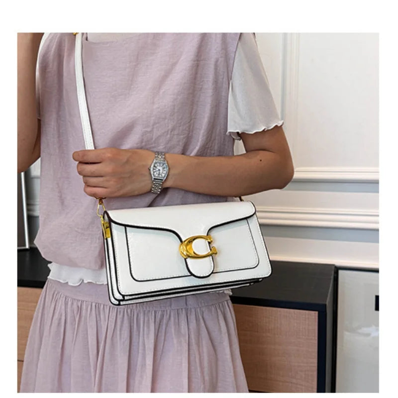 Double-Strap Small Square Crossbody Bag – Stylish Underarm Shoulder Purse For Women, Fashionable Classic Shoulder Bag 2026
