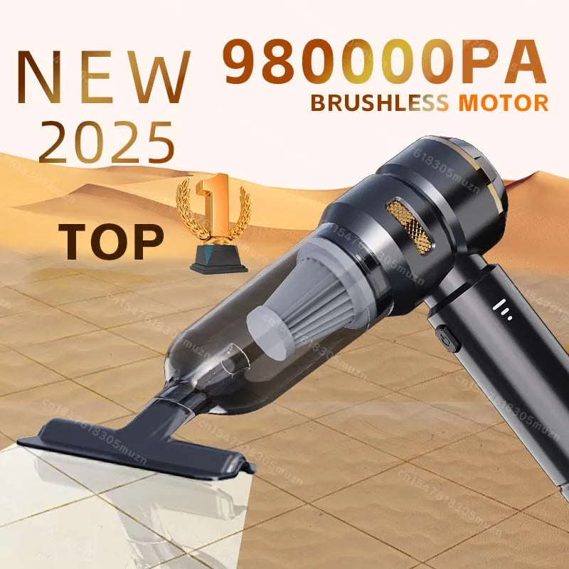 Car Vacuum Cleaner High Power Portable Handheld Wireless Brushless Motor Cleaning Machine Powerful Air Duster for Home Appliance