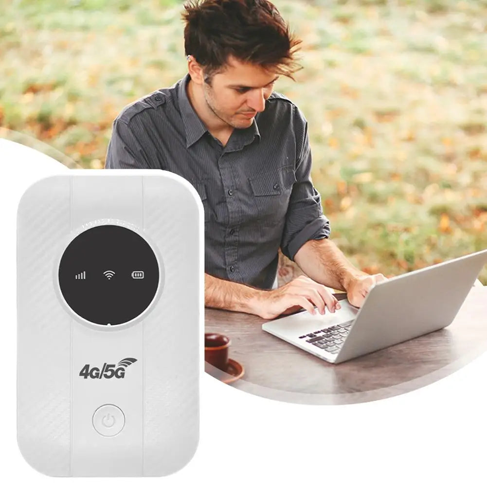 High-Speed Satellite Internet Router Plastic Mobile WiFi Link-Free Router for Anywhere, Supports 4G and 5G Networks 1pcs