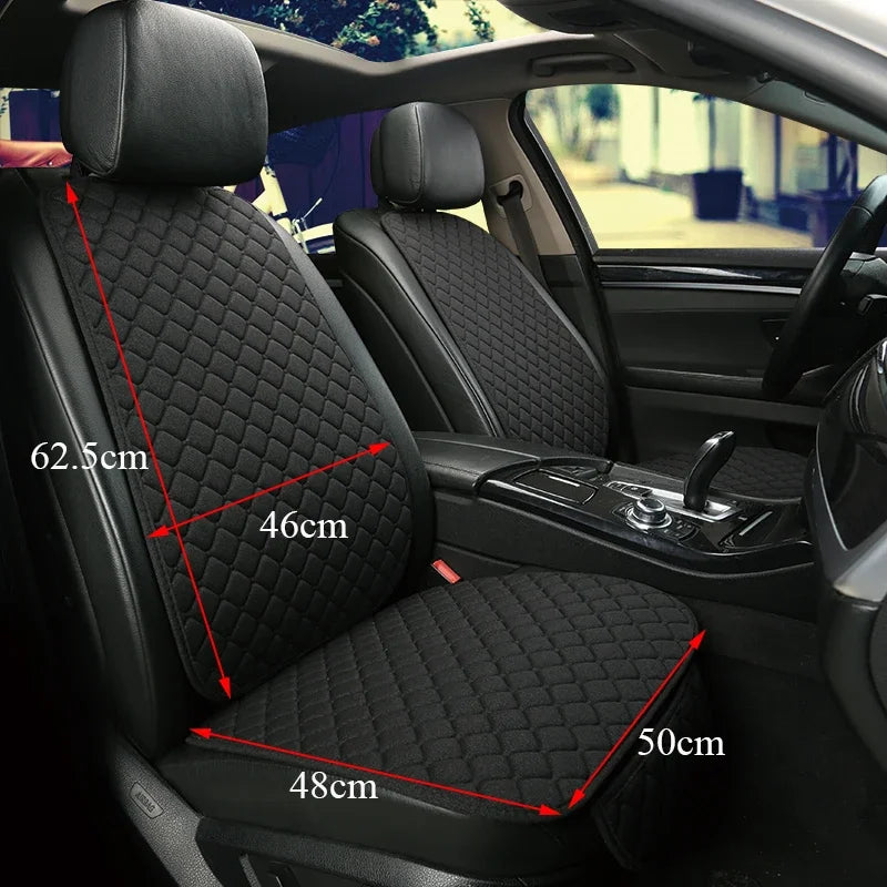 Linen Car Seat Cover Seat Universal Cushion for FORD Fiesta Fusion Mondeo Taurus Mustang Territory Kuga F-150 CAR Accessories