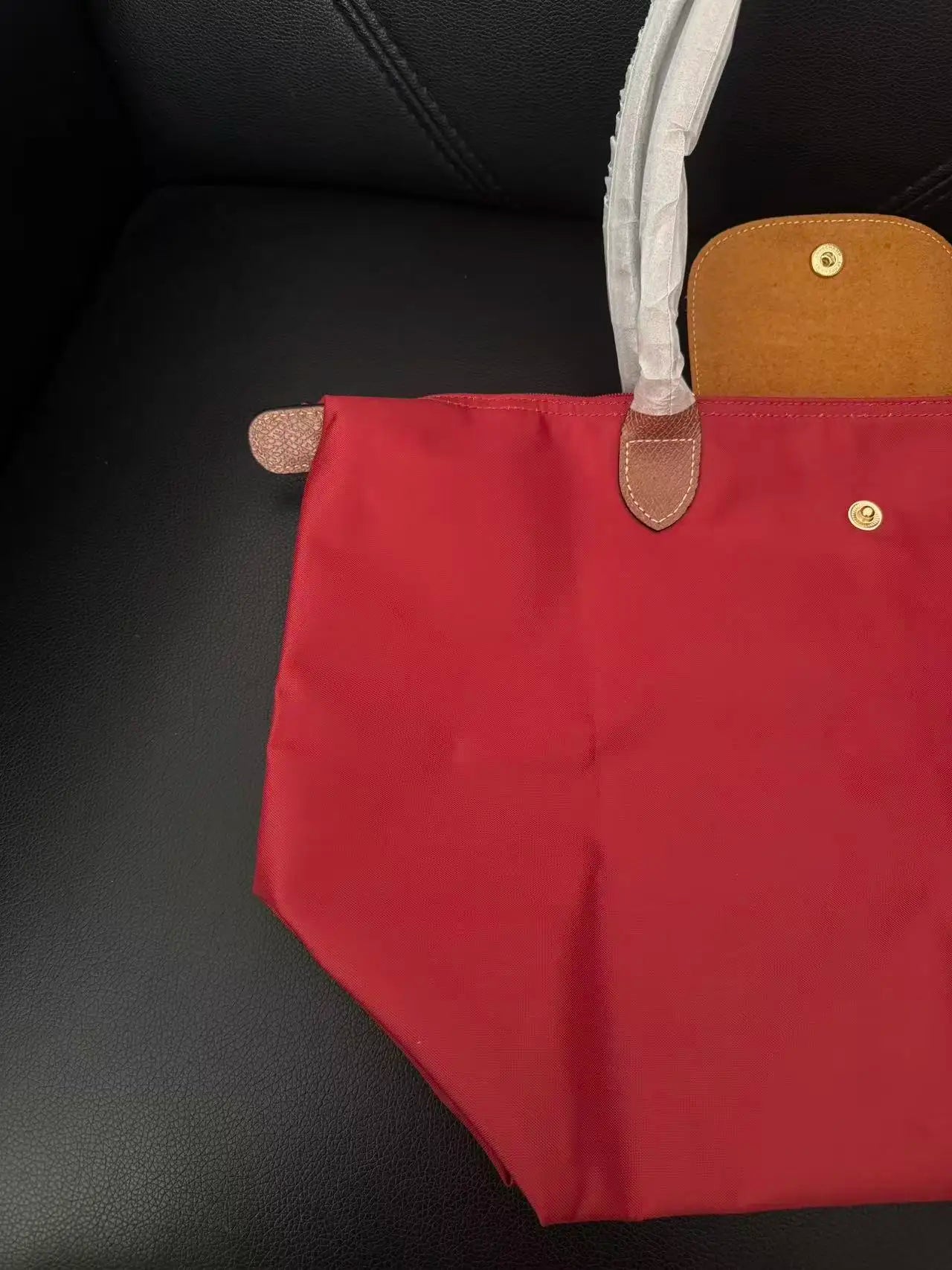 2026 femmes Y2K, sac à main en nylon écologique pliable, sac à bandoulière simple grande capacité Commuter bag
