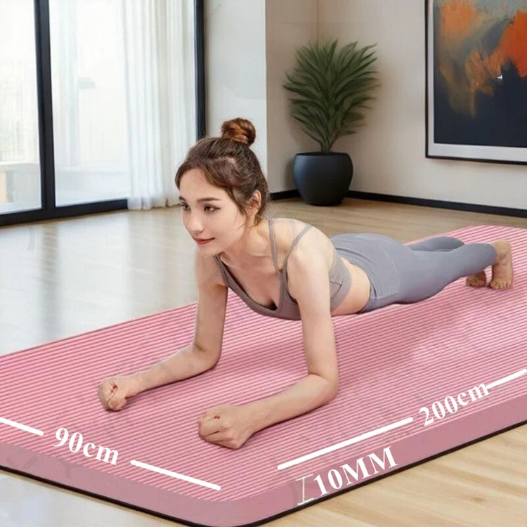 Widening By 90cm Yoga Mat Length 200cm Moisture-proof Outdoor Non-Slip Durable Camping Picnic Mat Exercise Gym Fitness Workout