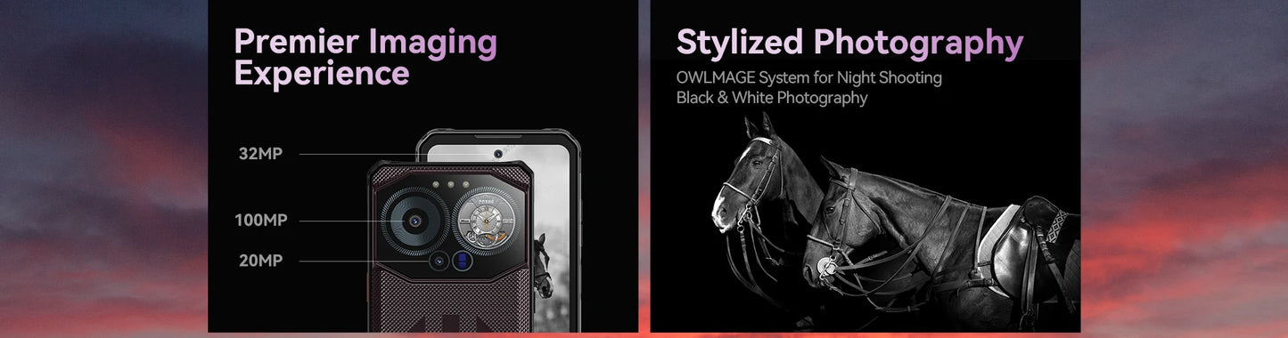 IIIF150 B3 Pro 6.6" Screen 5G Rugged Phone Android 14 Smartphone Dual Display 32GB 512GB 100MP Camera 10800mAh Ultra-Thin Phone