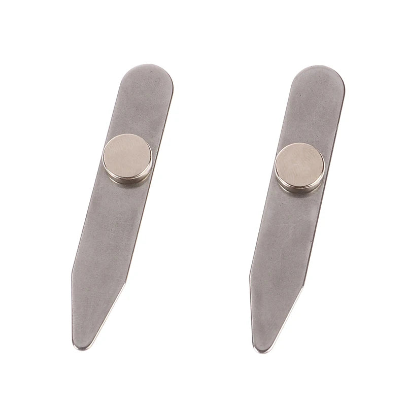 3 Size Stainless Steel Collar Stays For Man Collar Support Business Men Gift Shirt Bone Stiffener Inserts Fixed