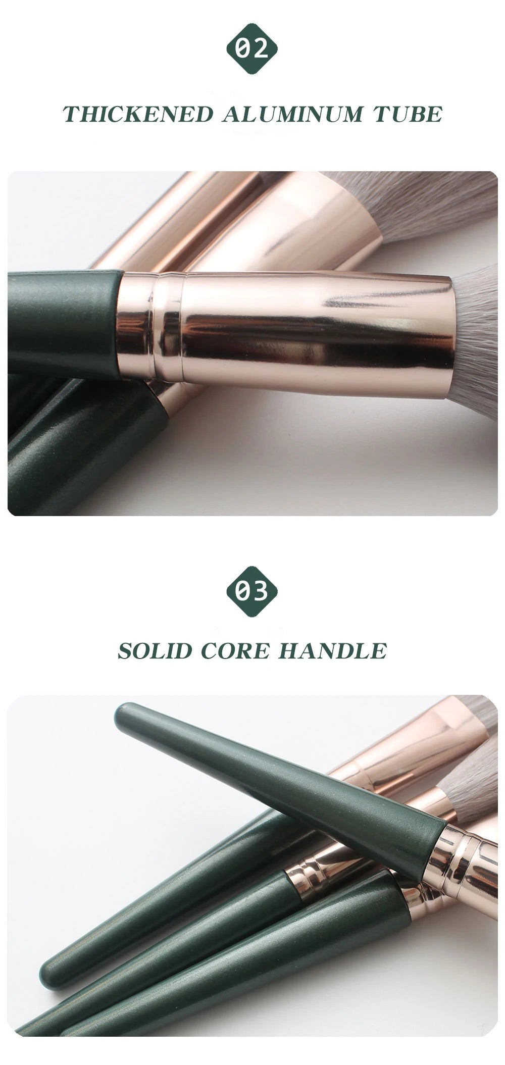 KLINA 14Pcs Makeup Brushes Soft Makeup Tools Cosmetic Powder Eye Shadow Foundation Blush Blending Detail Eyebrow Lip Beauty