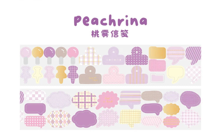 40mm * 300cm Kawaii Ins Basic Geometric Pattern Die Cutting Stickers Creative Handbook Decoration DIY Diary Scrapbook Supplies