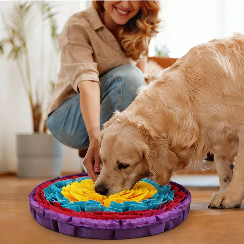 Pet Snuffle Mat Indoor Dog Training Snuff Mat for Cats Dogs Stress Relief and Slow Feeding Mat Washable Dog Toy Pet Supplies
