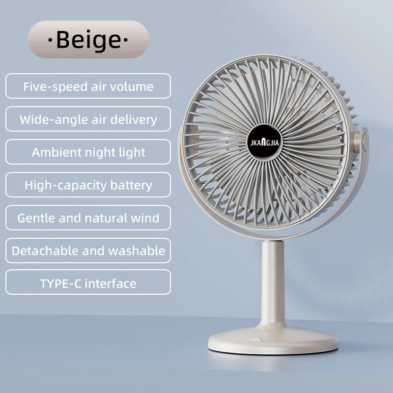 Small Electric Fan Home Dormitory Office Desktop High Wind Fan Portable Cooling fan Table Air circulators Fans Air Cooler
