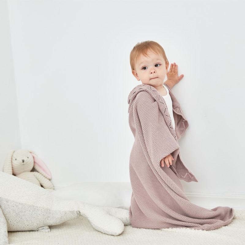 Knitted Baby Blankets Newborn Swaddle Wrap Throw Blanket Nordic Cotton Soft Baby Stroller Crib Blanket Nursery Bedding Quilt