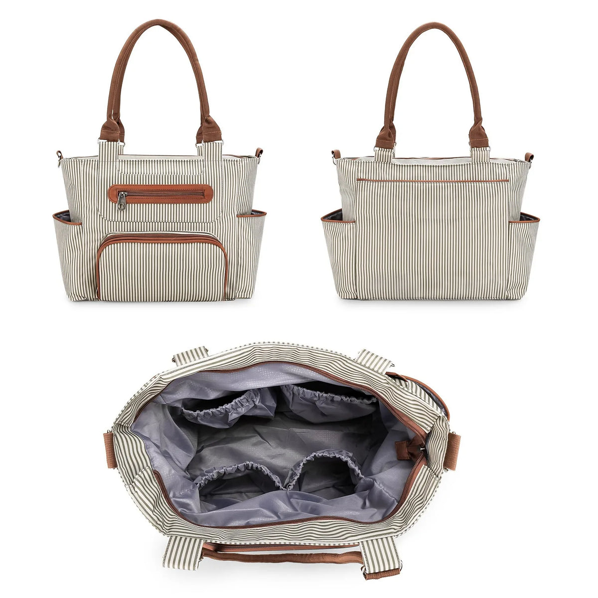 Women Shoulder Bag Travel 7 Pcs/Set Baby Diaper Bags Go Out Large Capacity Newborn Nappy  Bag with Changing Pad Multi-functional