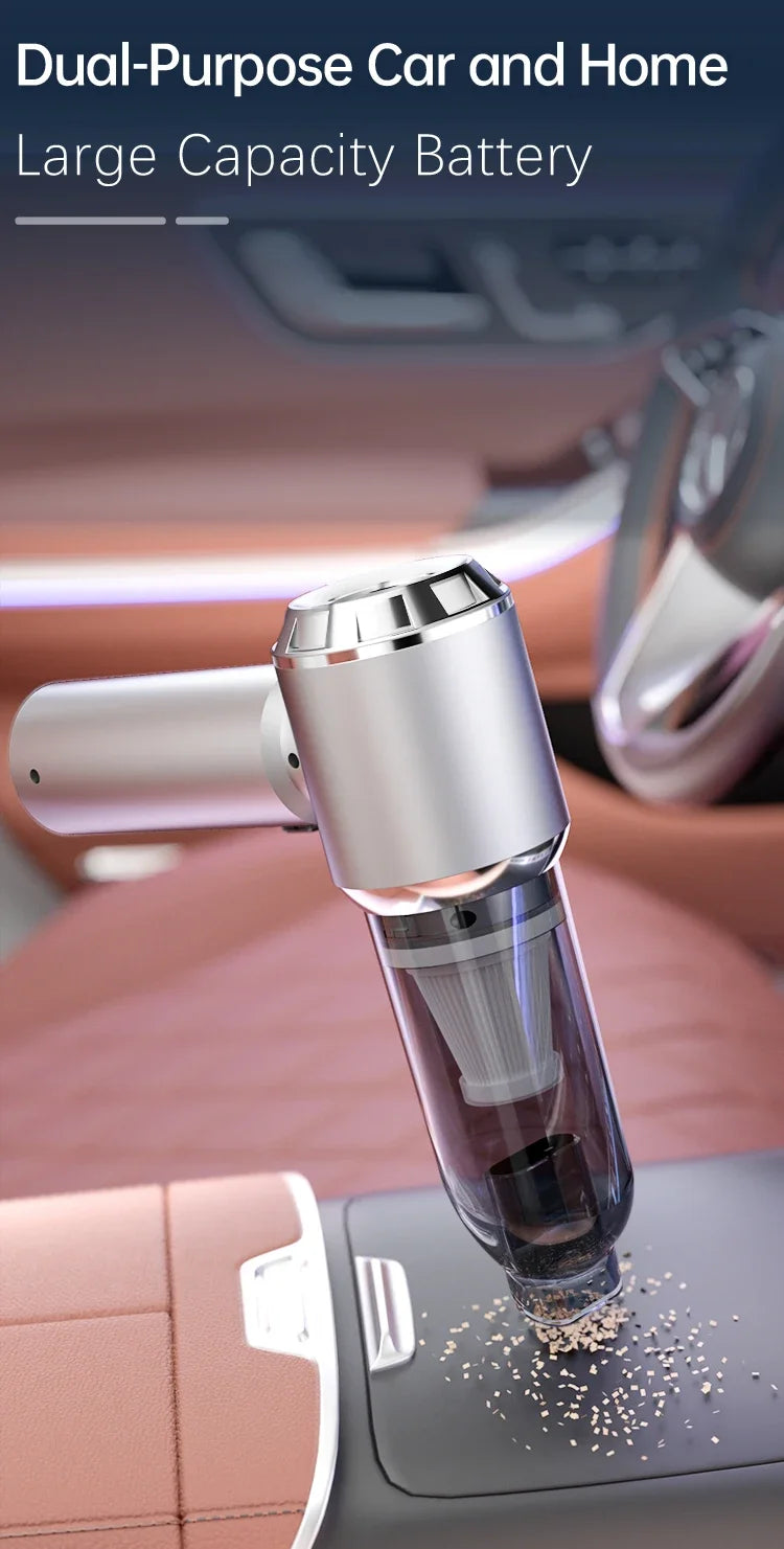 SZUK 180000PA Mini Car Vacuum Cleaner Portable Powerful Cleaning Machine Handheld for Car Wireless Vacuum Cleaner Home Appliance