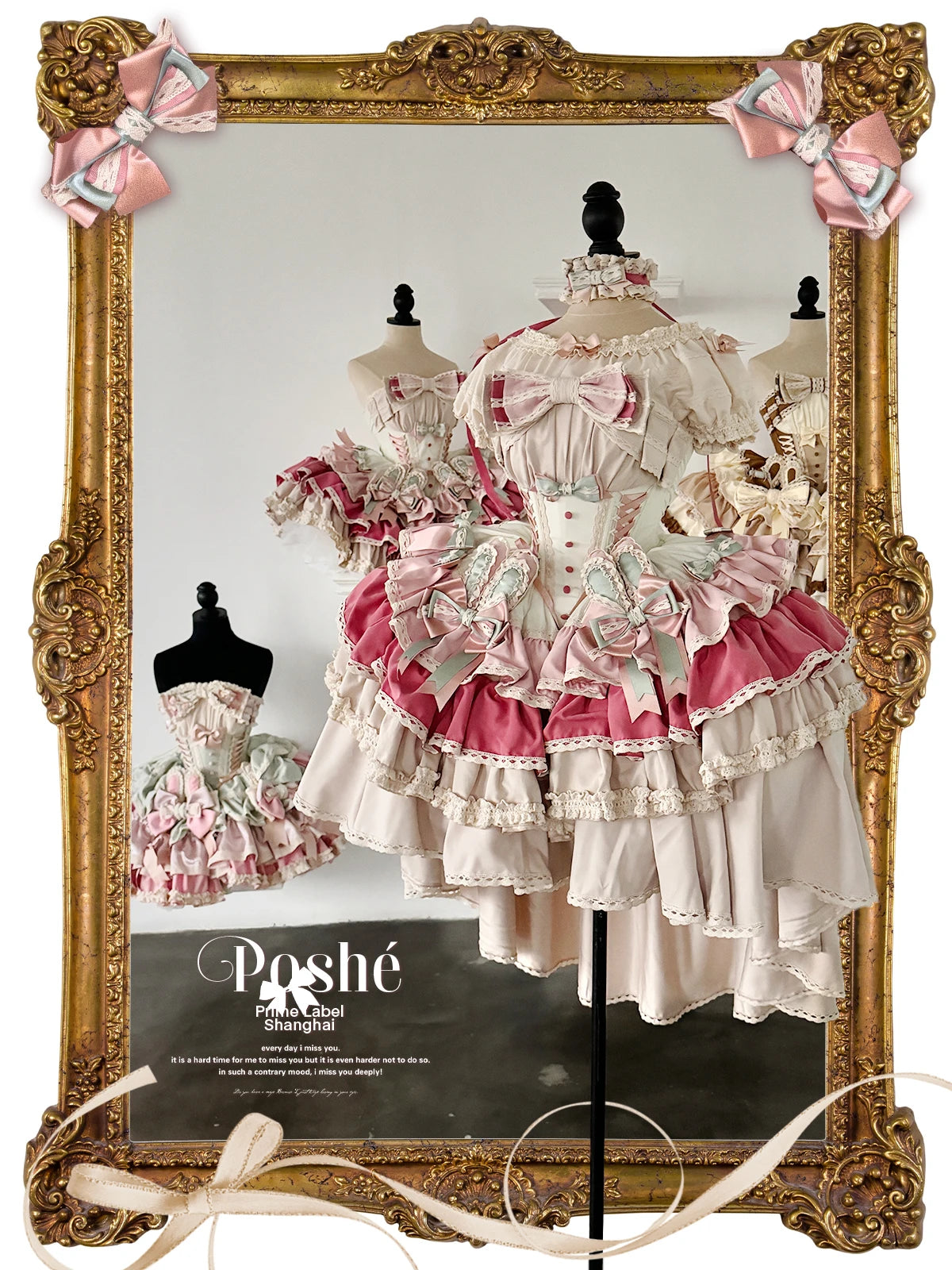 Sweet Cute Girls Lolita Clothing Accessories Set Princess Ribbon Lace Bow Headband Choker Necklace Bracelet and Leg Ring