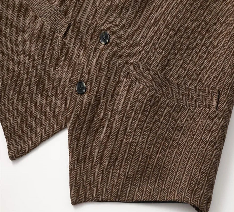 Men's Casual Sleeveless Vest, Slim Fit Waistcoat, Plus Size Outerwear, Trendy Summer Top