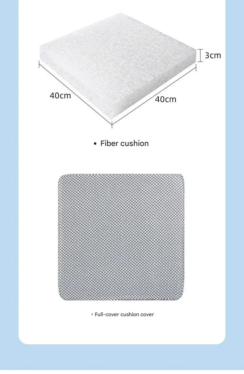 Breathable Cushion Made of 4D Air Fiber, Office Seat Cushion Is Dirt Resistant and Washable, Floor Cushion for Pet Food