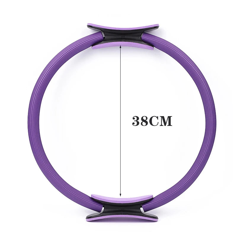 Pilates Ring Circle Set 15 Pcs Exercise Accessories for Women Workouts Yoga Ring Gym Back Bag Resistance Band Anti Slip Socks