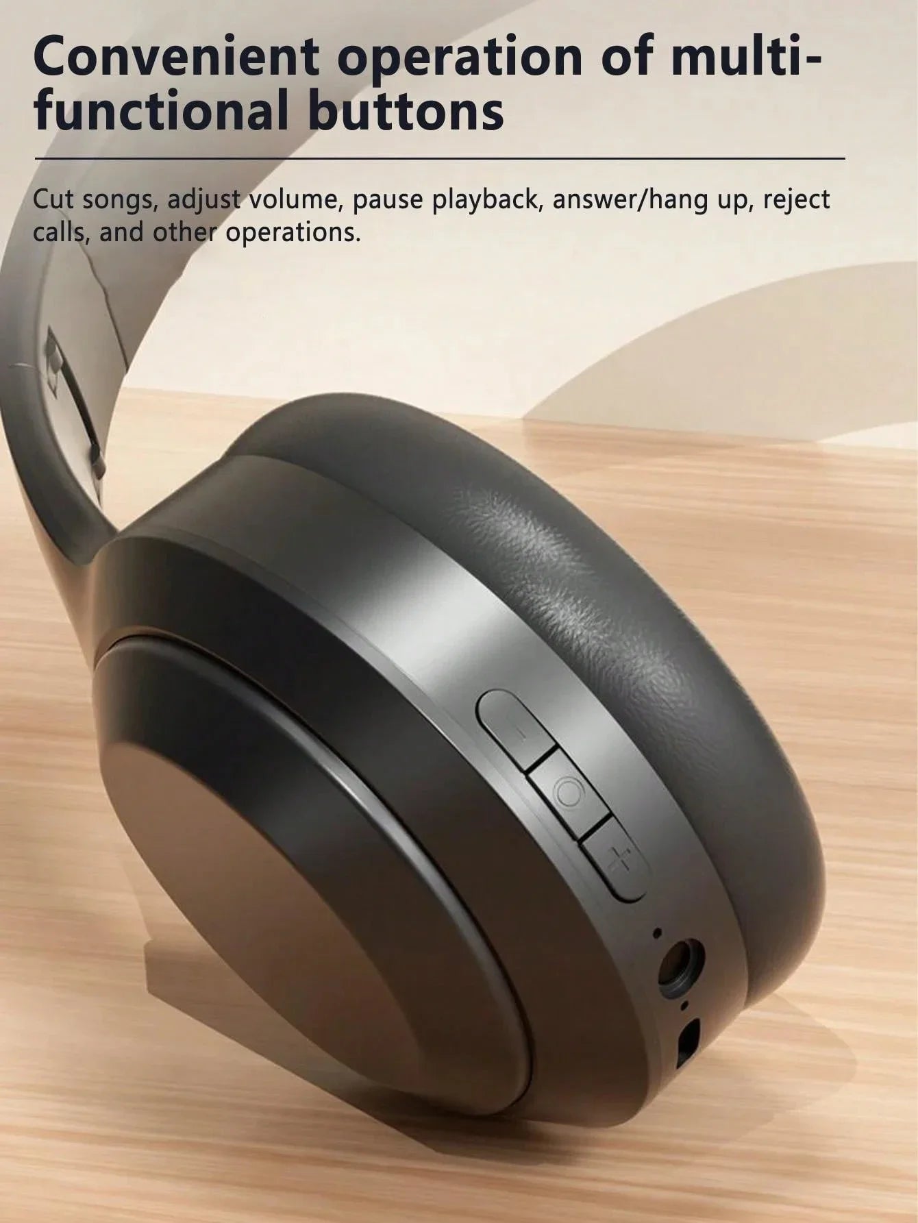 M5 Wireless Headset Bluetooth5.3 HiFi Stereo Earphones Noise Cancelling Gaming Headband Foldable with Mic Earbuds