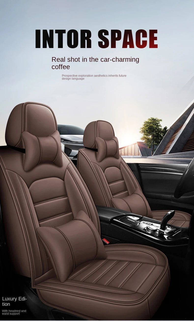 Universal Style Car Seat Cover for Volkswagen Touareg Golf ID3 ID4 X T-Cross Car Accessories Interior Details Seat Protector