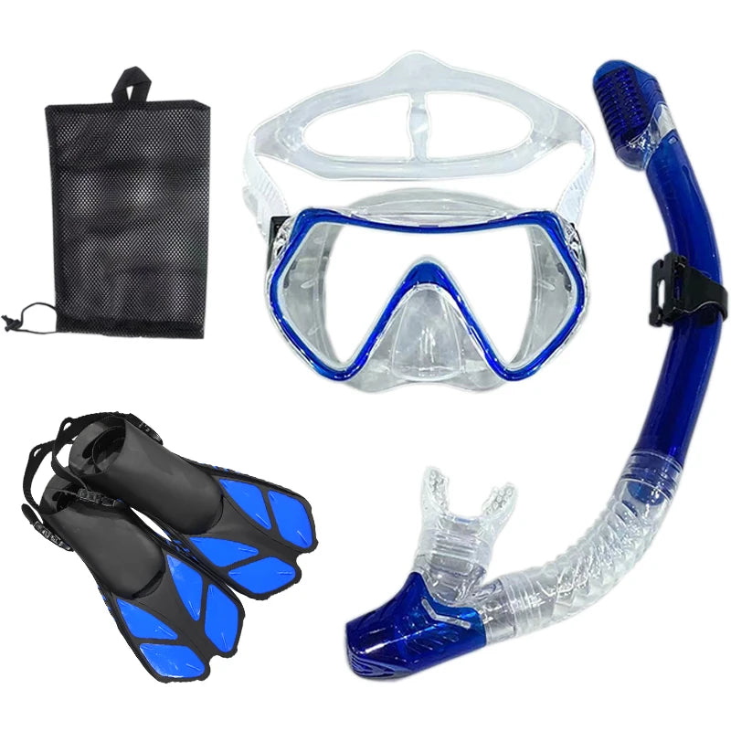 Snorkeling Scuba Diving Mask Free Diving Goggles Silicone Skirt Panoramic Dive Mask For Adults Swimming Snorkeling