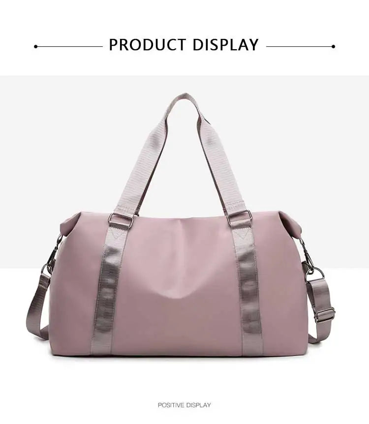 Large Travel Bag Women Tote Bag Handbag Waterproof Shoulder Bag Weekend Sports Gym Bag Female Personalized Custom Logo Pattern