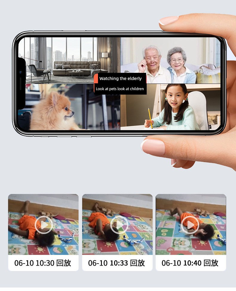 HD Indoor Smart Webcam without Dead Angle