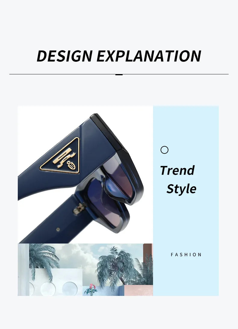 2025 Fashion Glasses For Men Women Elegant Square Unisex Designer Luxury Glasses Glamor Women Glasses Mask Mask