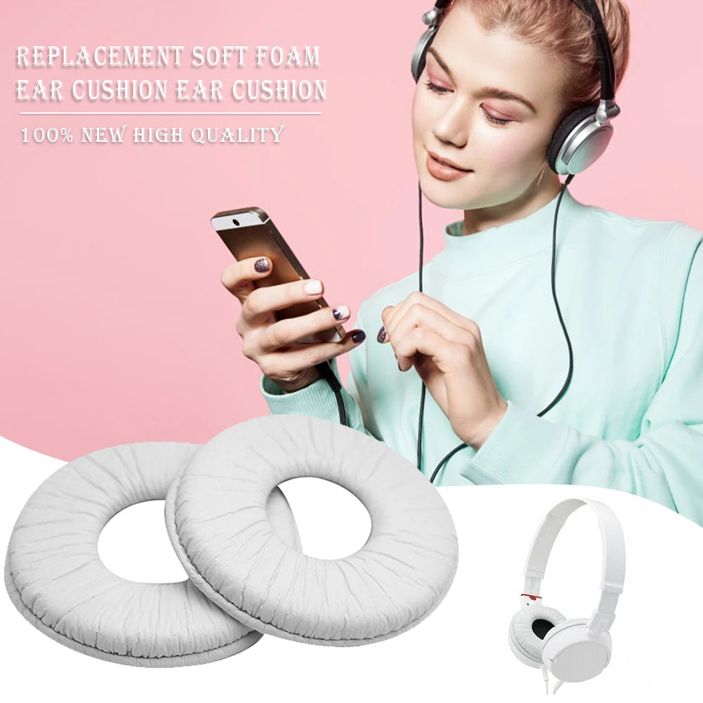 For SONY MDR-V150 V250 V400 V300 ZX300 ZX100 ZX110 Ear Pads Earphone Sleeve Head Beam Sponge Pad Leather Earmuffs