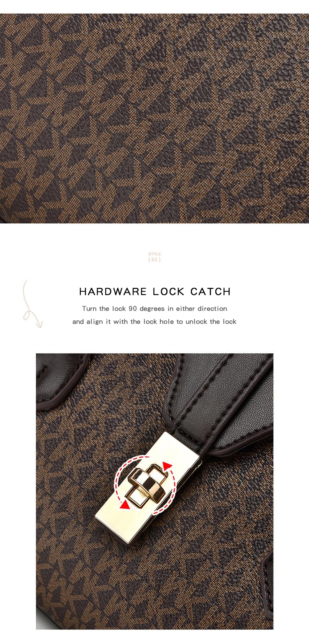 Fashion Luxury Design Shoulder Bag Womens Handbag New Trend Ladies Lady Tote Bags Print Pu Leather Shoulder Cross Bag For Woman