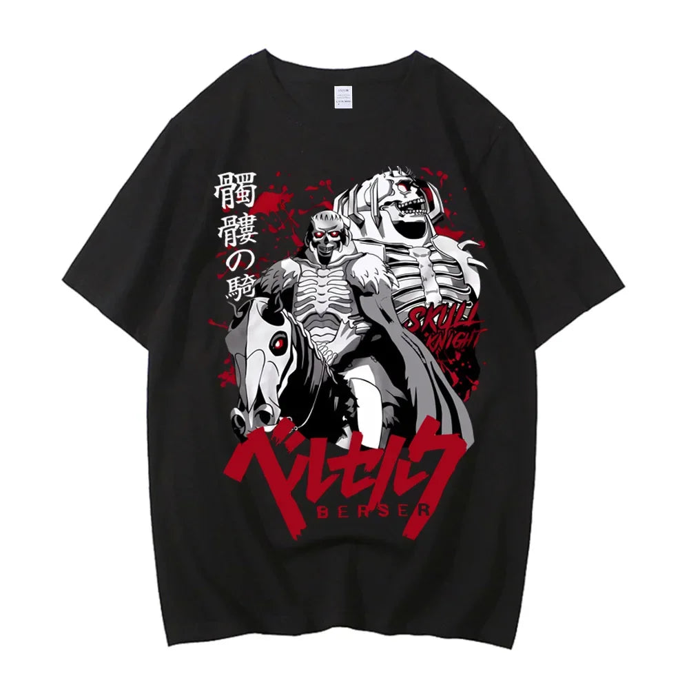 Anime Berserk T-shirt Summer Women's Short Sleeve T-shirt Printed Top 2025 Trendy T-shirt Fan Clothing Graphic T Shirts Y2K Top