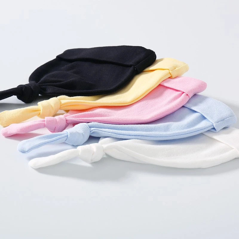 Unisex 5Pcs Newborn Baby Long Sleeve Cute Cotton Romper Jumper + Hats + Mittens+ Bib+Towel Infant Clothes Set