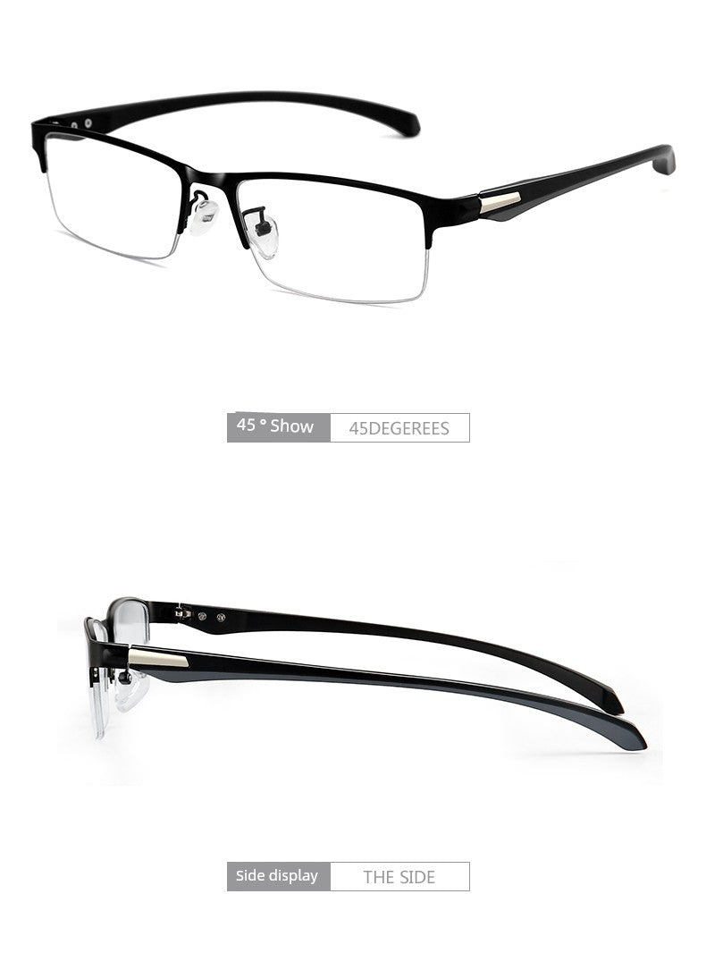Reading Glasses Men's Automatic Adjustment Degree Intelligent Zoom Dual-Use HD Middle-Aged and Elderly Anti-blue Light Presbyopic Glasses