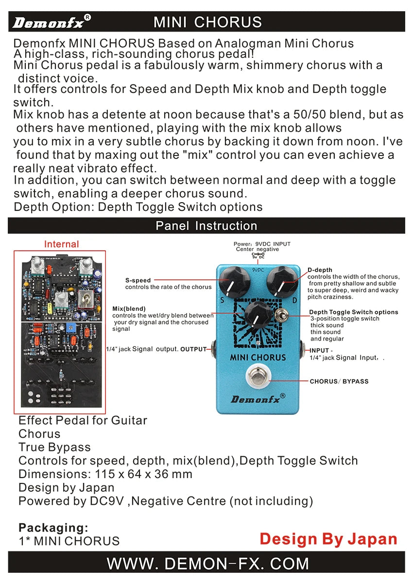 NEW Demonfx High Quality Overdrive Distortion  BE-Deluxe(BE-ODX II) High Quality Guitar Effect Pedal Overdrive Distortion Pedal