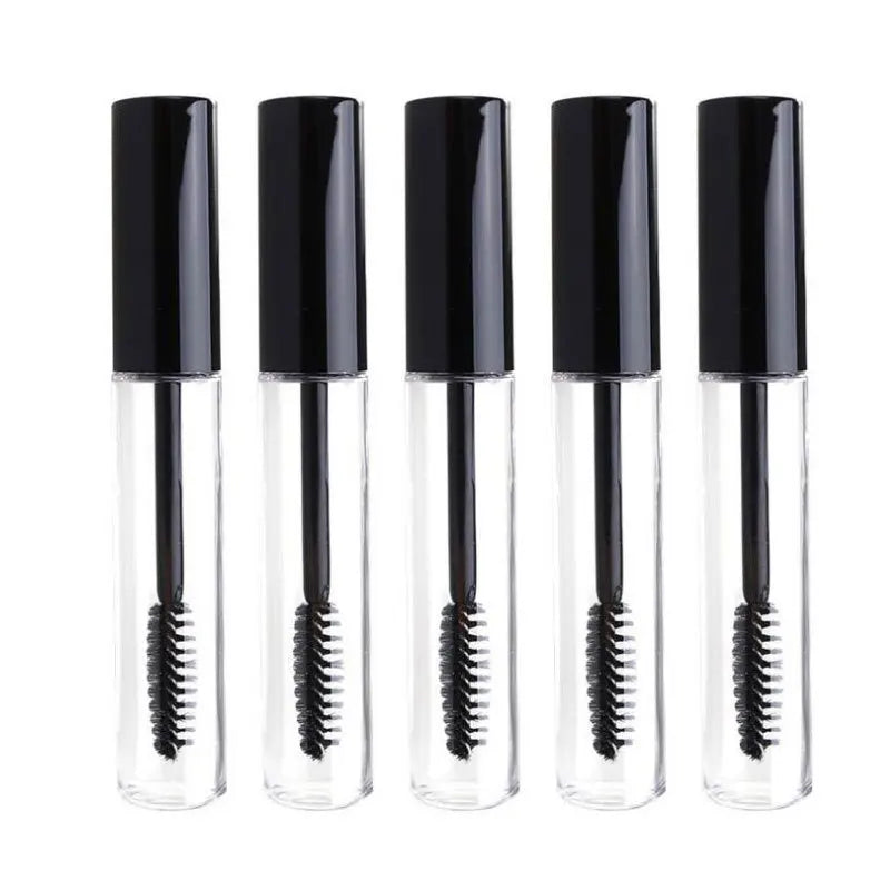 10/20/50Pcs 10ml Empty Mascara Tube DIY Wand Eyelash Cream Container Makeup Packaging Sample Bottle Plastic  Refillable Bottles