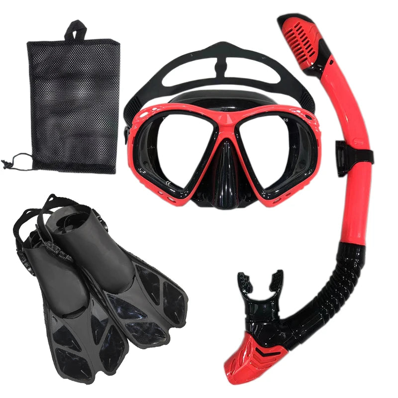 Snorkeling Scuba Diving Mask Free Diving Goggles Silicone Skirt Panoramic Dive Mask For Adults Swimming Snorkeling