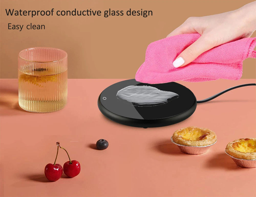 Mug Warmer Cup Heater Mini USB Cup Warmer Electric Thermostatic Coaster Coffee Milk Tea Water Heating Pad Constant Warming Mat