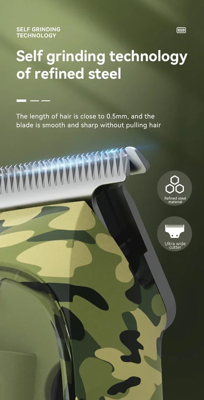 Kemei Hair Clippers Kit or Blade Rechargeable Electric Hair Trimmer Barber Professional Shaver for Men KM-1926 KM-1928 KM-TX7